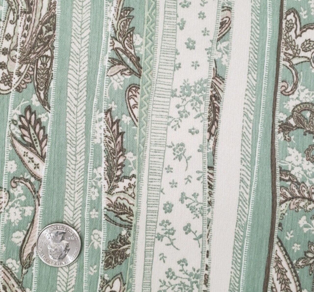 1 Yard Yoryu Chiffon Reseda Green Lightweight 100% Polyester Sheer Fabric, 56/58" Wide